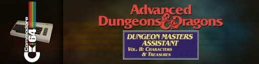 Dungeon Masters Assistant : Volume II : Characters & Treasures — screenmarqueesmall (US)