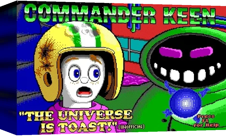 Commander Keen 7 - The Keys Of Krodacia — box-3D (WOR)