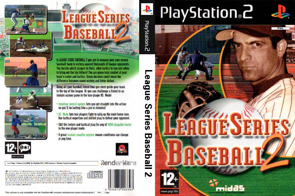 League Series Baseball 2 — box-texture (EU)