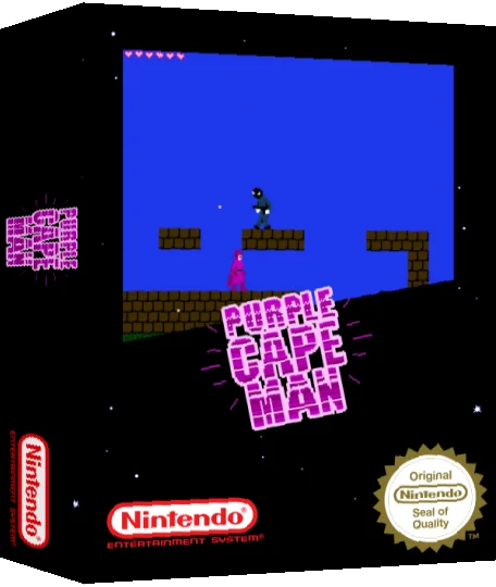 Purple Cape Man - Vigilante Ninja — box-3D (SS)