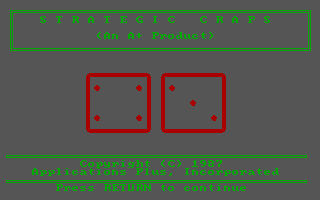 Strategic Craps — sstitle (WOR)