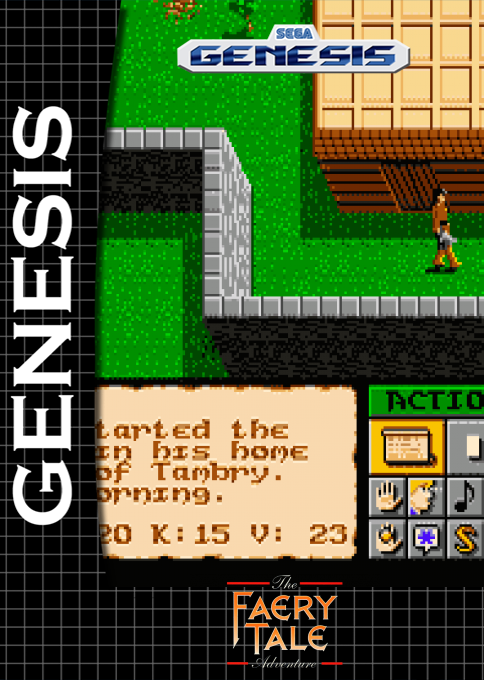 Faery Tale Adventure, The — box-2D (SS)