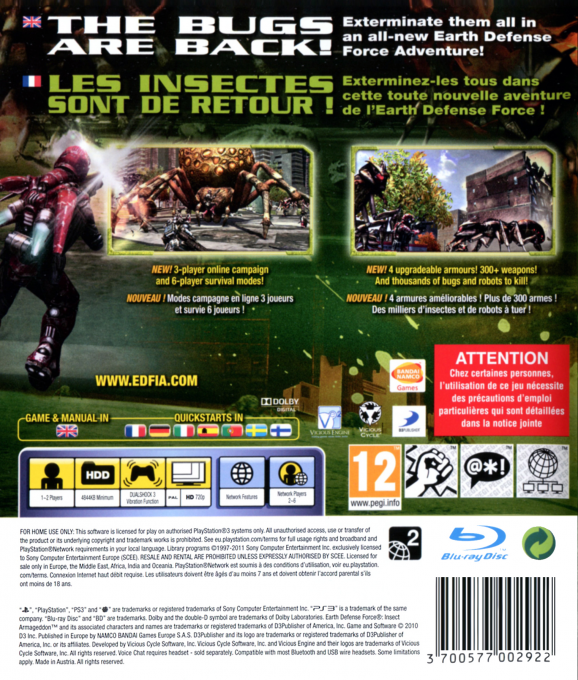 Earth Defense Force - Insect Armageddon — box-2D-back (EU)