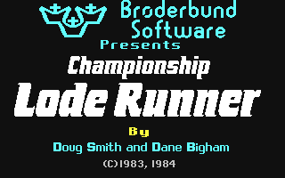 Championship Lode Runner — sstitle (WOR)