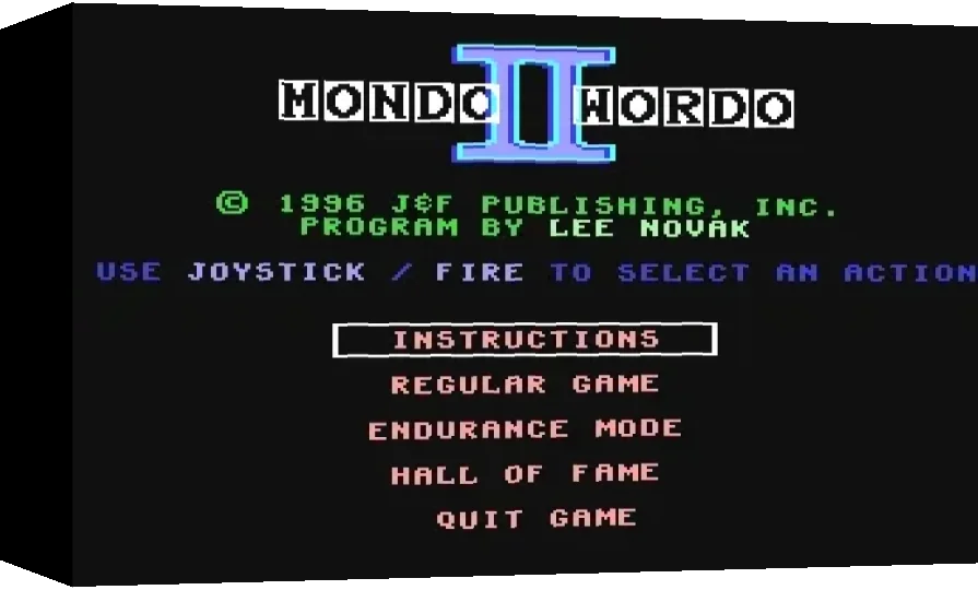 Mondo Wordo II : Knees Calhoon's Revenge — box-3D (WOR)