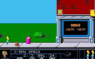Simpsons, The - Bart vs. The Space Mutants — ss (EU)