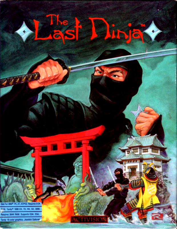 Last Ninja, The box art