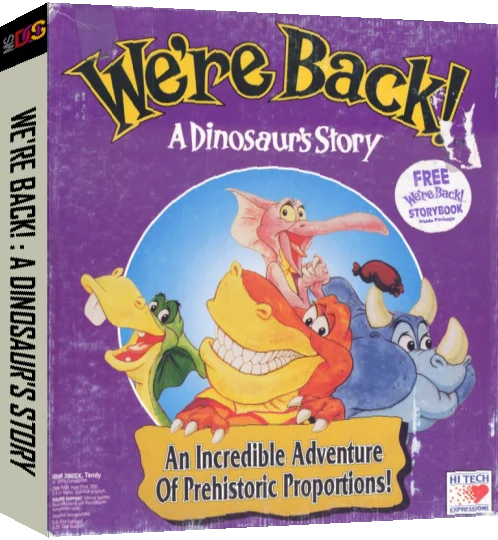 We're Back! - A Dinosaur's Story — box-3D (US)