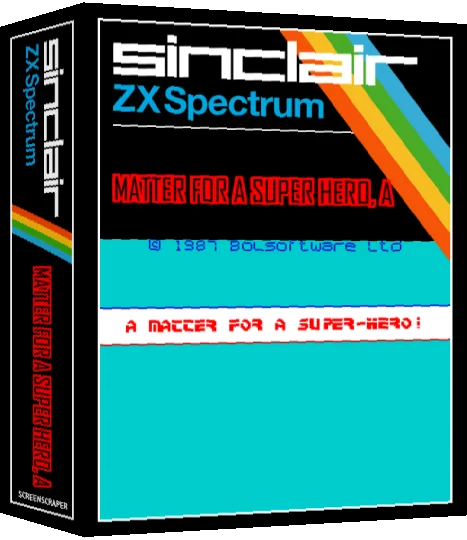 A Matter for a Super Hero — box-3D (SS)