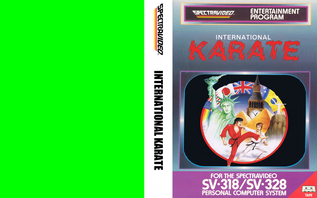 International Karate — box-texture (EU)