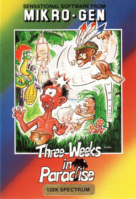 Three Weeks In Paradise box art
