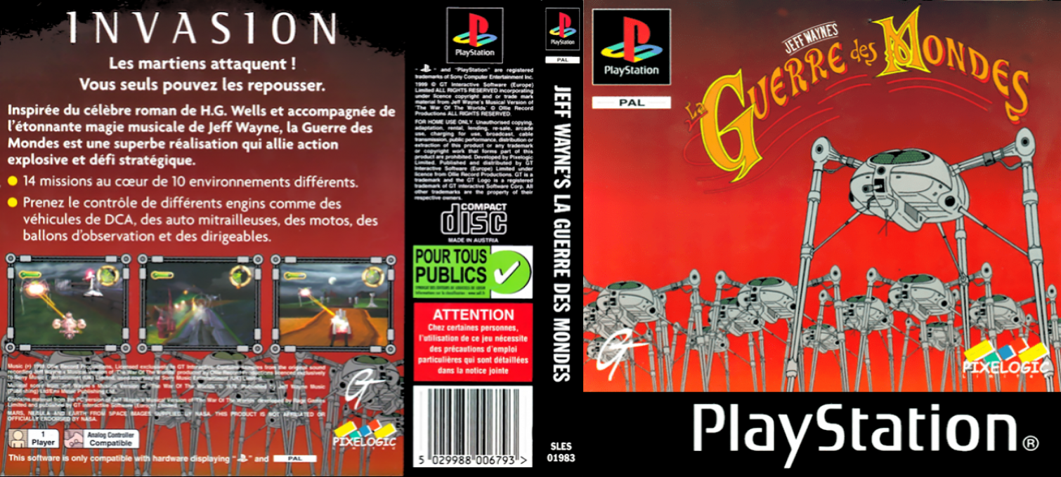 Jeff Wayne's The War Of The Worlds — box-texture (FR)
