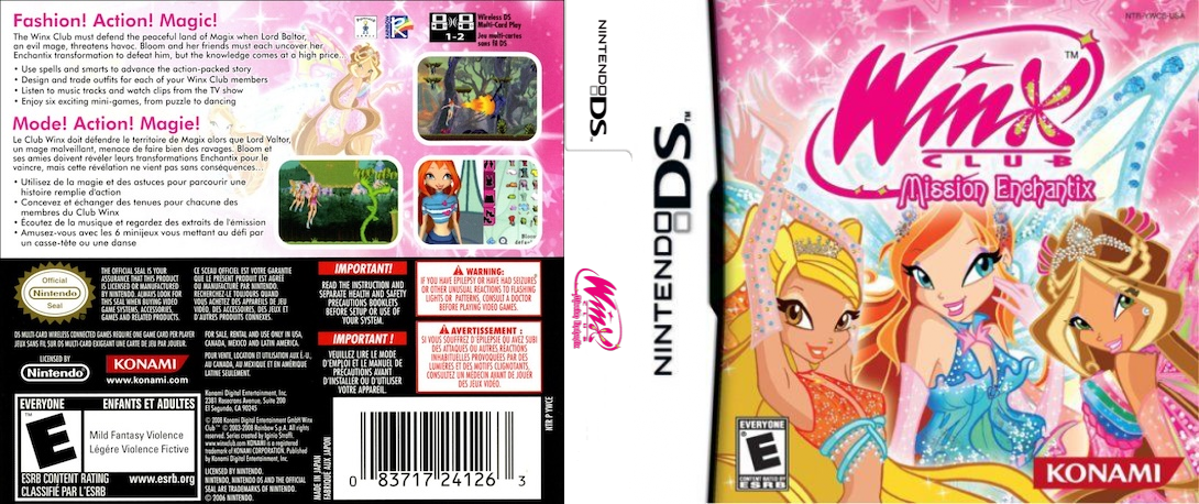 Winx Club - Mission Enchantix — box-texture (US)
