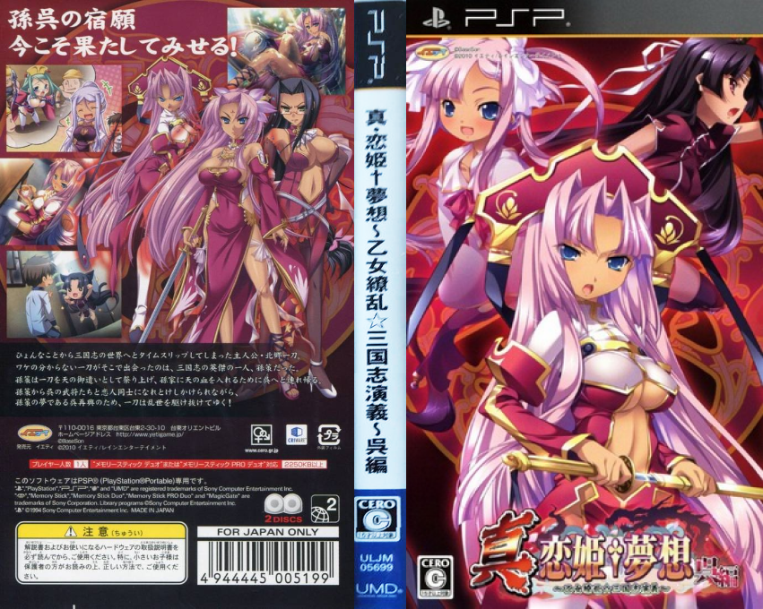 Shin Koihime Musou Ryouran Gohen — box-texture (JP)