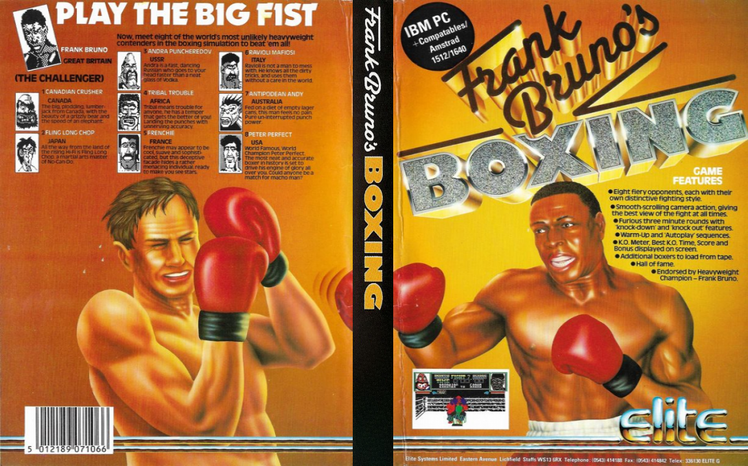 Frank Bruno's Boxing — box-texture (EU)