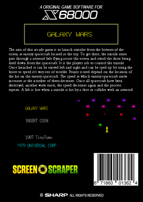 Galaxy Wars — box-2D-back (SS)