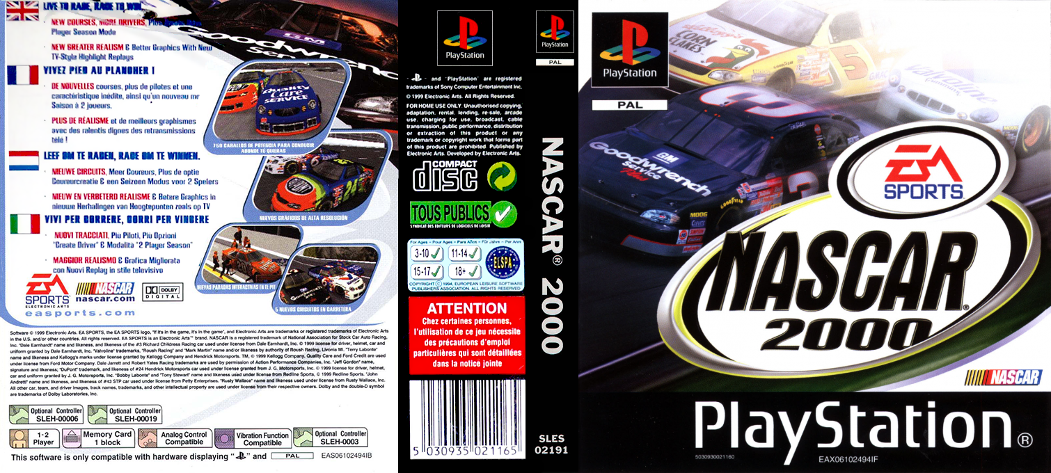 NASCAR 2000 — box-texture (EU)