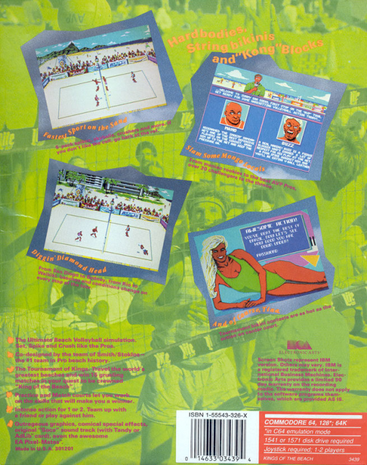Kings Of The Beach — box-2D-back (US)