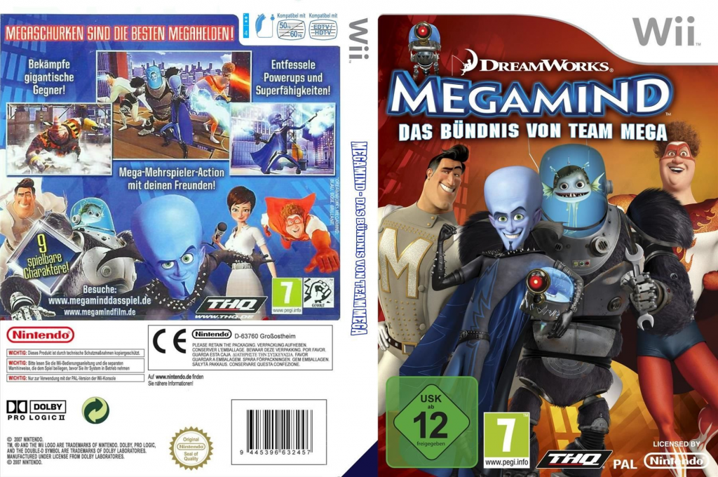 DreamWorks Megamind - Mega Team Unite — box-texture (DE)