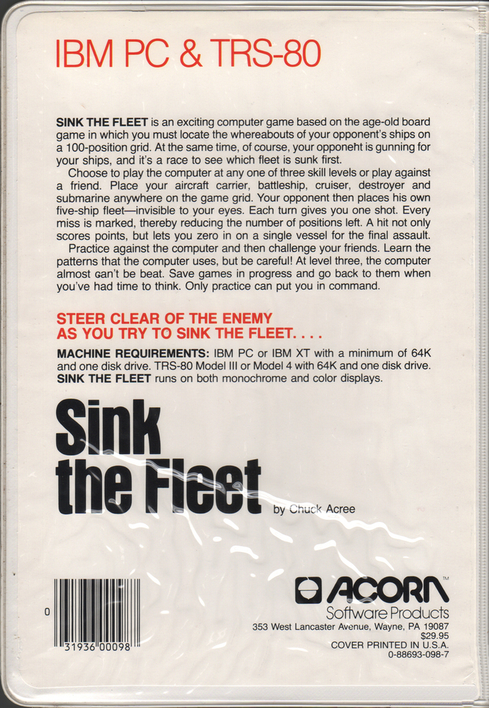 Sink the Fleet — box-2D-back (WOR)