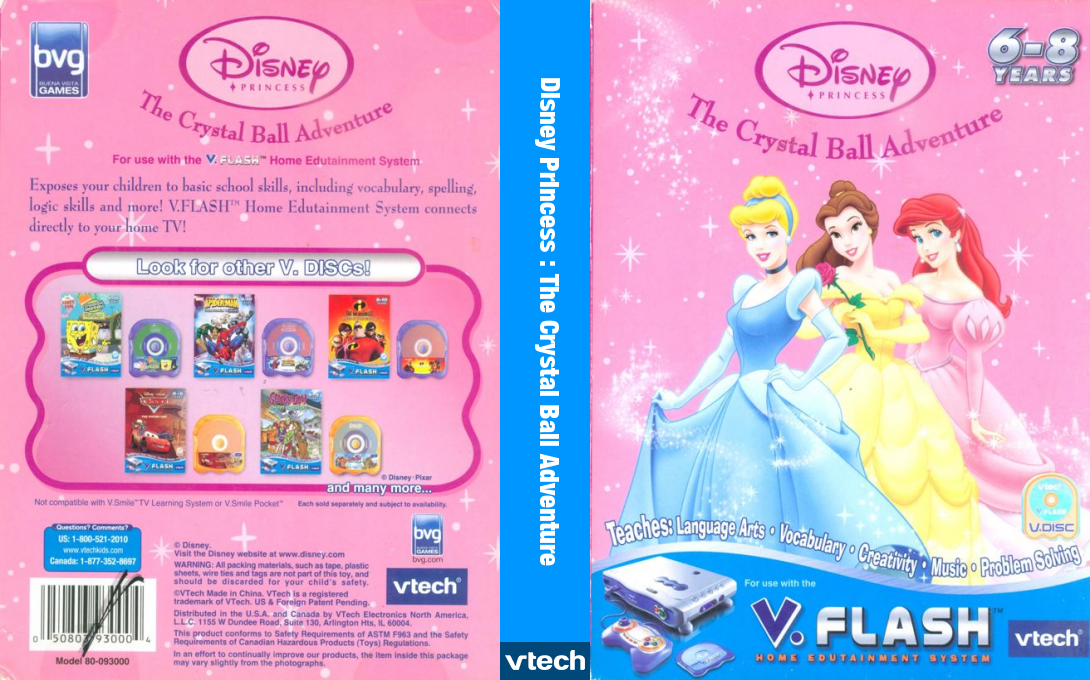 Disney Princess - The Crystal Ball Adventure — box-texture (US)