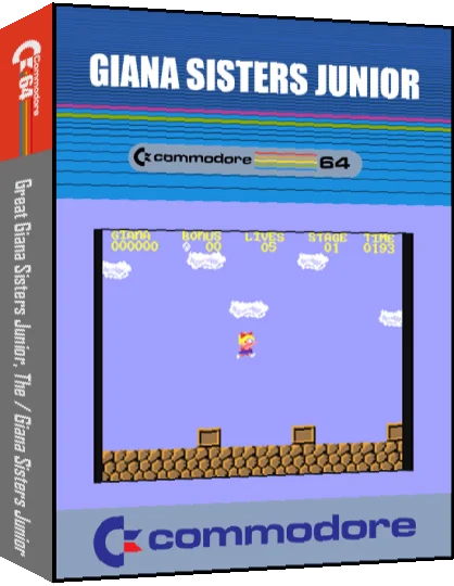 Great Giana Sisters Junior, The — box-3D (CUS)