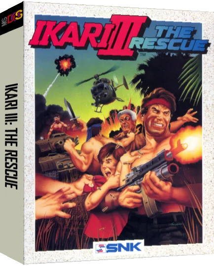 Ikari 3 - The Rescue — box-3D (US)