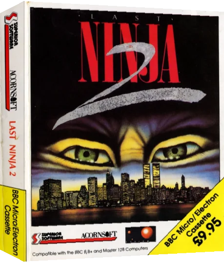 Last Ninja 2 - Back with a Vengeance — box-3D (EU)