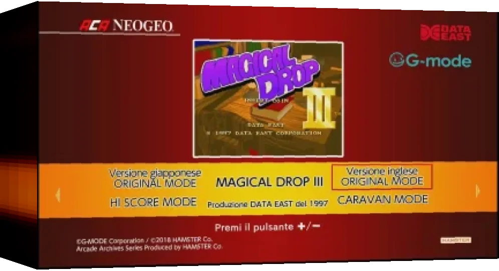 Aca Neogeo Magical Drop 3 — box-3D (WOR)