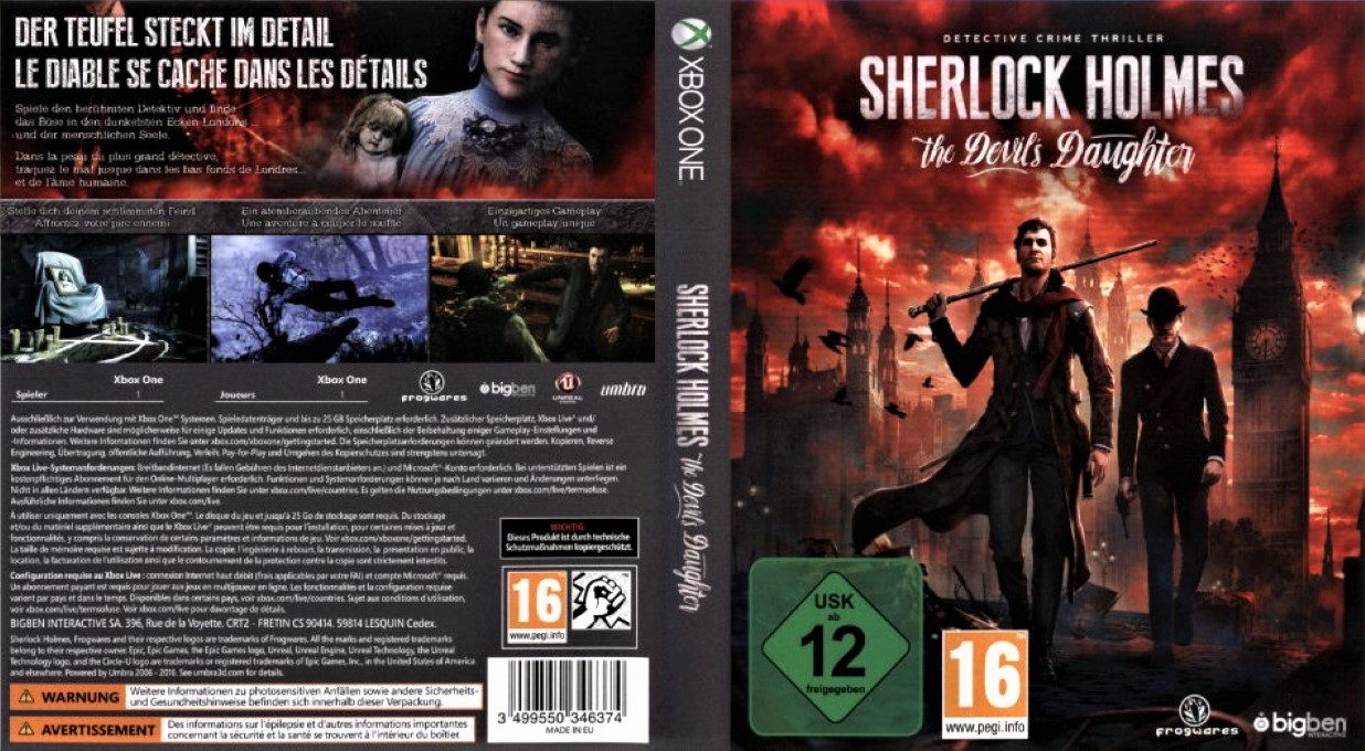 Sherlock Holmes: The Devil's Daughter — box-texture (EU)
