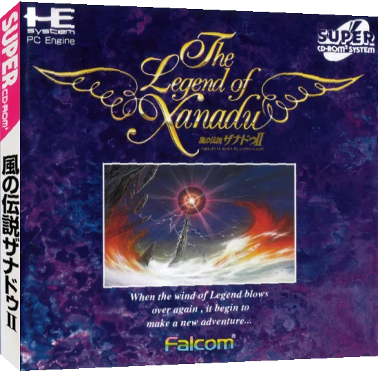 Legend of Xanadu - Kaze no Densetsu Xanadu II — box-3D (JP)