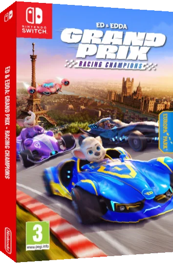 Ed and Edda - Grand Prix - Racing Champions — box-3D (EU)