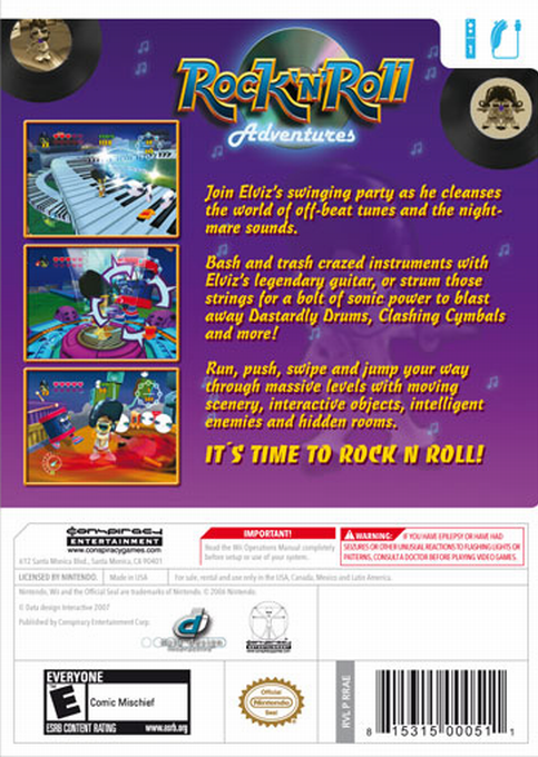 Rock'N'Roll Adventures — box-2D-back (US)