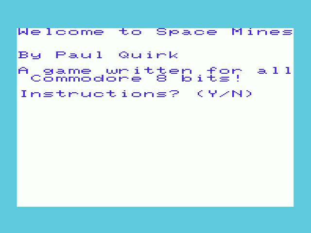 Space Mines — sstitle (WOR)