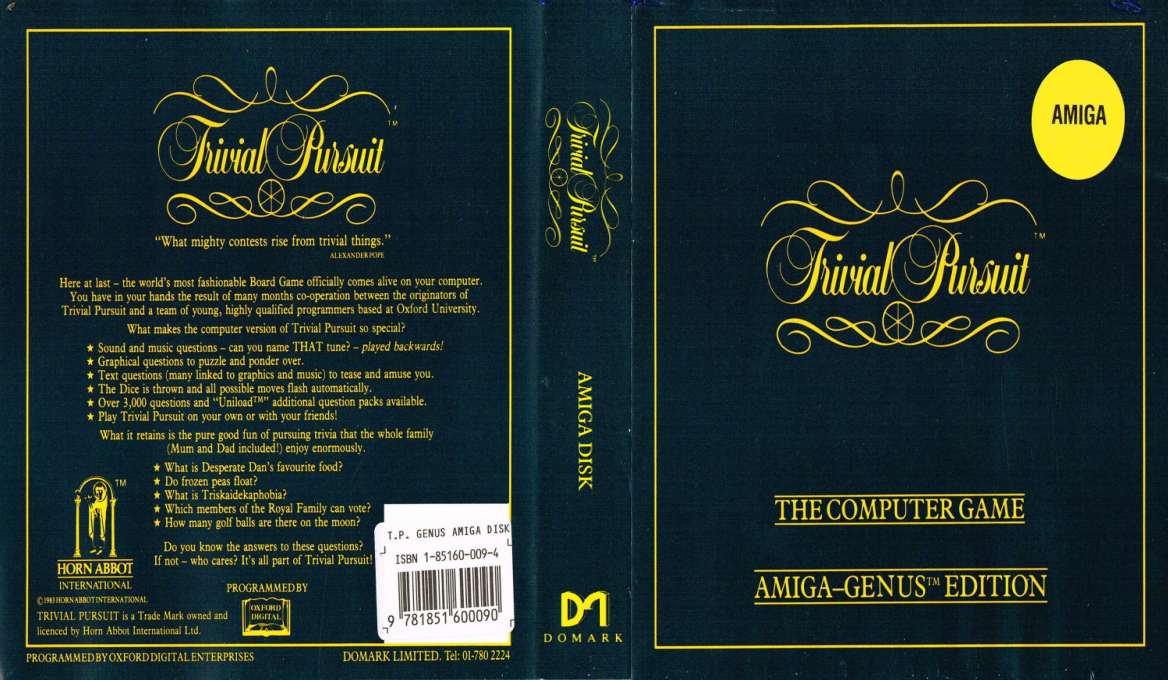 Trivial Pursuit - The Computer Game - Genus Edition — box-texture (EU)