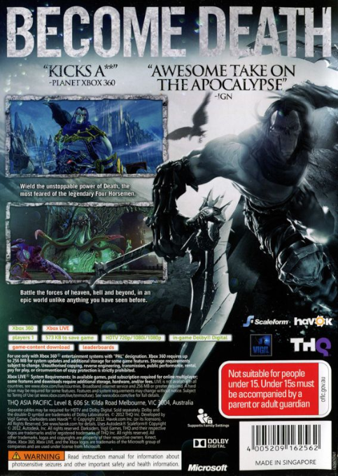 Darksiders II — box-2D-back (AU)