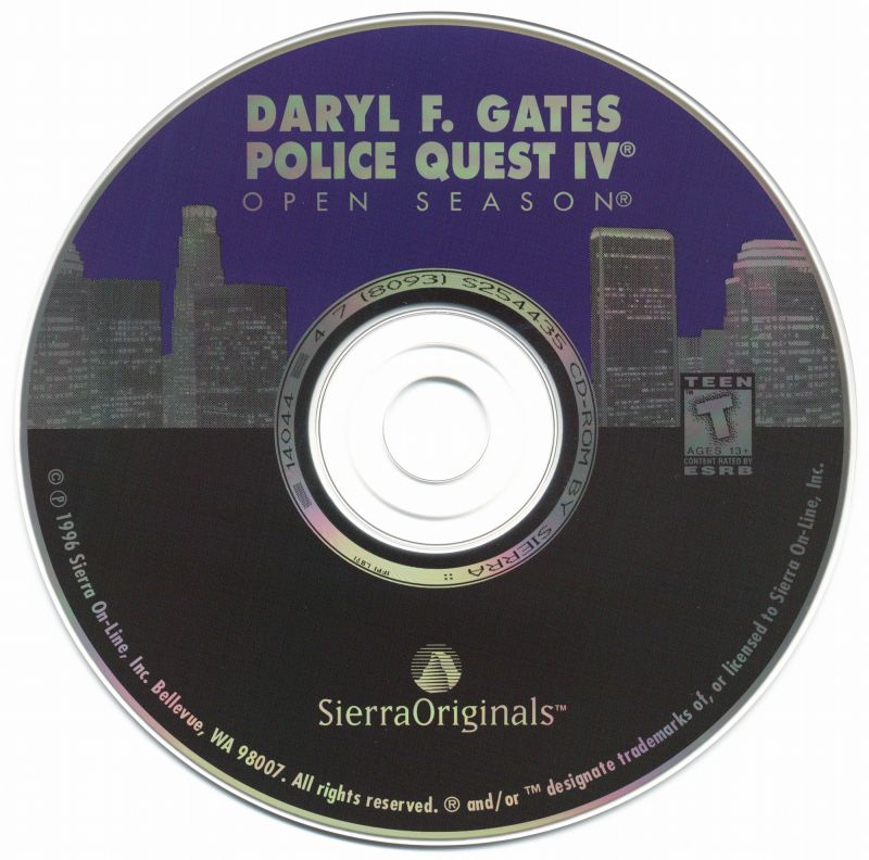 Police Quest 4: Open Season — support-2D (WOR)