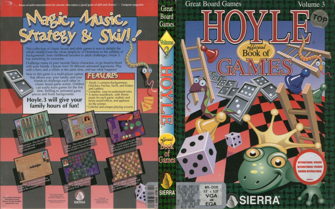 Hoyle Official Book Of Games - Volume 3 — box-texture (EU)