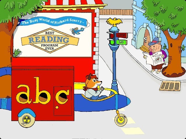 The Busy World of Richard Scarry Best Reading Program Ever — sstitle (WOR)