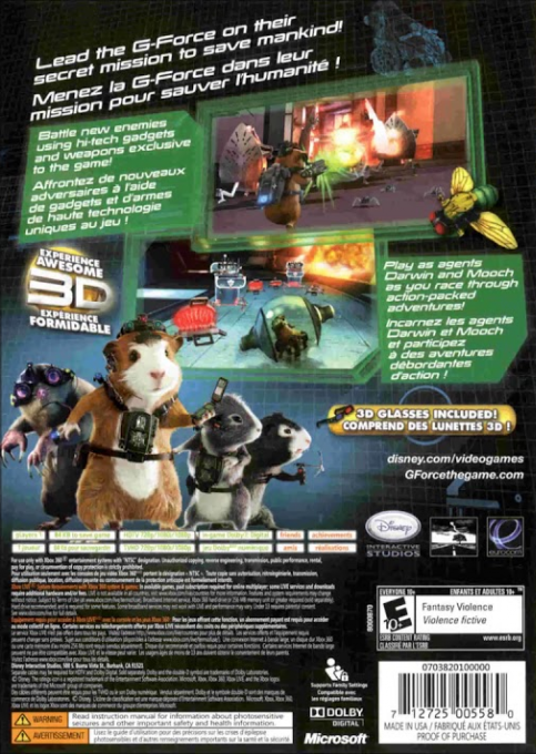 Disney G-Force — box-2D-back (US)