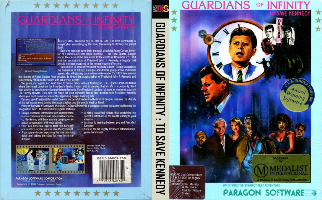 Guardians Of Infinity - To Save Kennedy — box-texture (US)