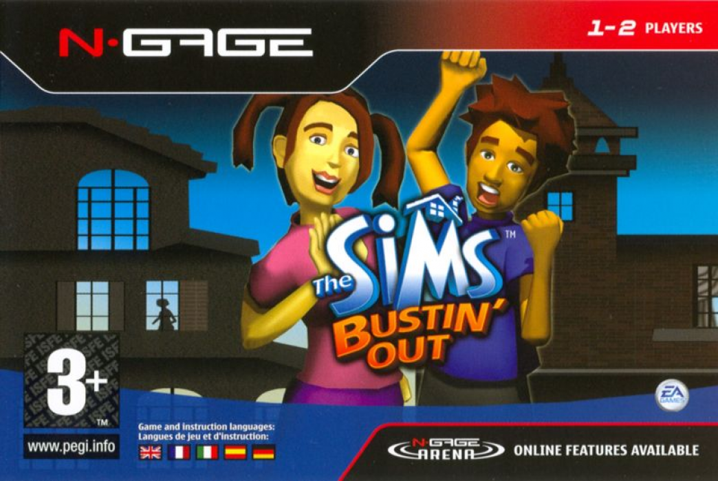 Sims, The - Bustin' Out — box-2D (EU)