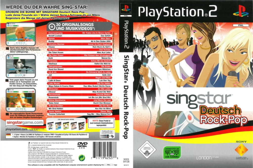 Singstar Deutsch Rock-pop — box-texture (DE)