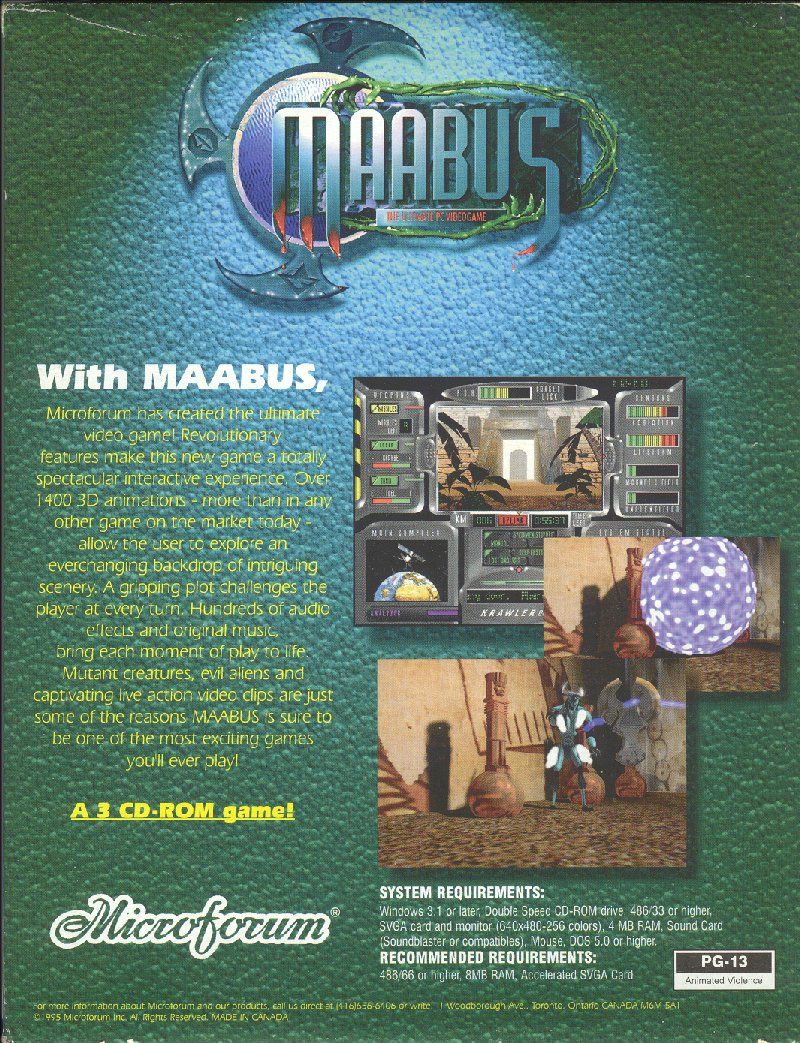 Maabus — box-2D-back (US)