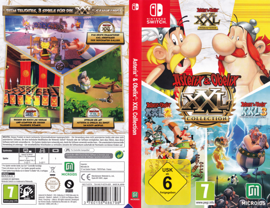 Asterix & Obelix XXL Collection — box-texture (DE)