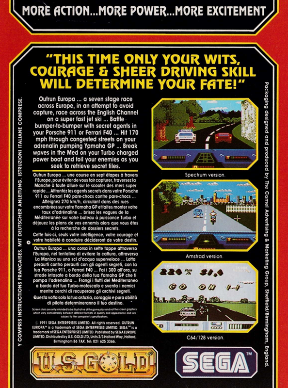 Out Run Europa — box-2D-back (EU)