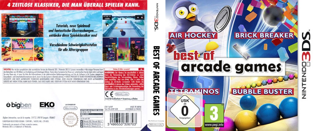 Best of Arcade Games — box-texture (DE)