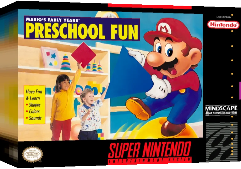 Mario's Early Years - Preschool Fun — box-3D (US)