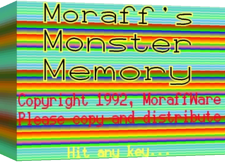 Moraff's Monster Memory — box-3D (WOR)