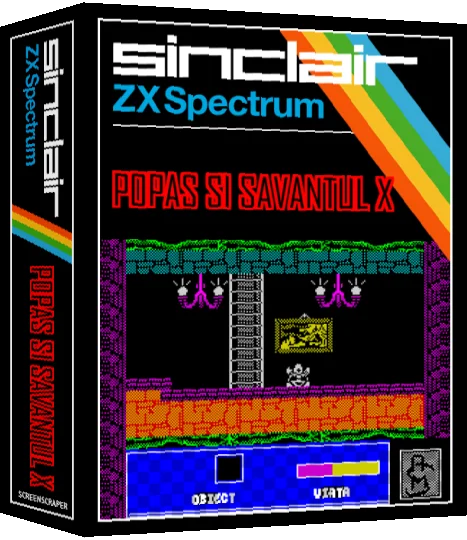 Popas Si Savantul X — box-3D (SS)